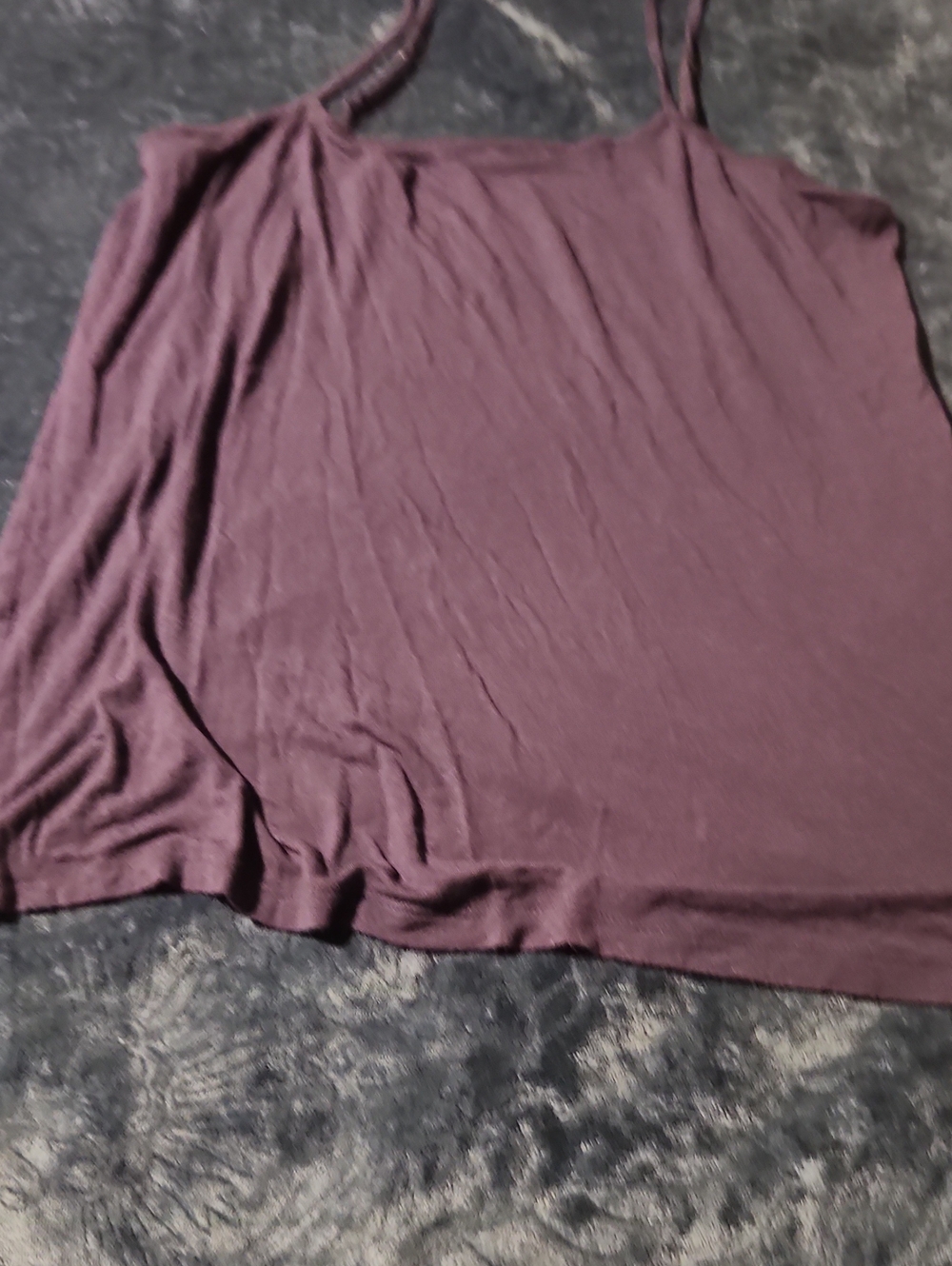 Faded Glory Purple Spaghetti-Strap Tank Top